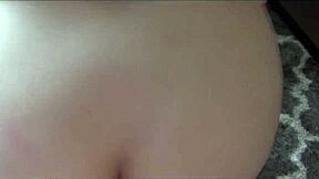nerd teen glasses gets POUNDED doggystyle pov vibrator!