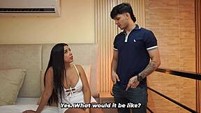 Muscular colombian milf lina henao fucks client big jackson hard to close real estate deal