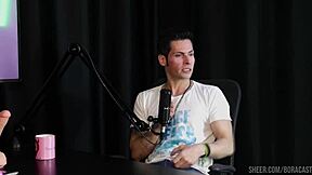 Watch Bruna Carlos in sheer red lingerie get dominated on Bora Cast!