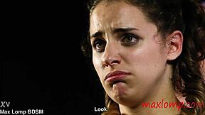 Brunette Teen Slave Struggles First