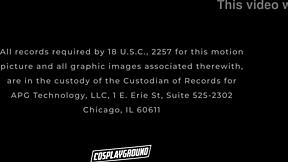 Sage Hunter Begs Ghoul for Rough Outdoor Fuck and Facial Cumshot Cosplay