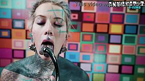 wanna see my thick metal toy stretch this goth teen's asshole doggy style