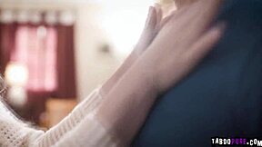 stepdad licks kenna james' wet pussy 😋 then slams with throbbing cock! 🍆💦