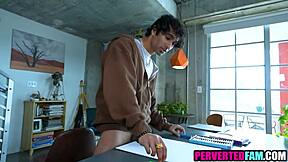 stepsis really can't resist that huge stepbro cock?