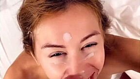 i woke up to dick pounding my pussy then cum splashed my face