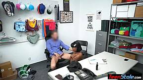 Scared Ebony Shoplifter Jenna Foxx Punish Fucked Bent Over