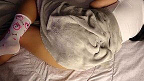 Skinny Latina Stepsis Ripped Jeans Spanking Leads to Passionate Fuck