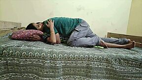 indian wife's sultry late-night bedroom tease