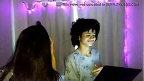 dancin' to funk playlist with my crossdressing bro before fuckin' his big ass