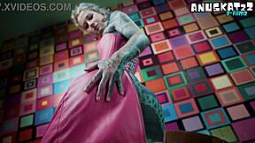 Pink Corset Anal Slut Toy Squirting