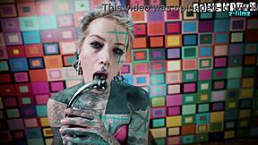 wanna see my thick metal toy stretch this goth teen's asshole doggy style