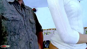 casting petite latina model leads to rough pussy fucking and orgasm