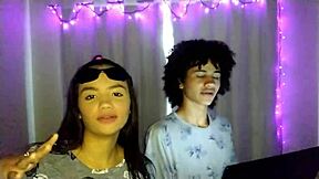 dancin' to funk playlist with my crossdressing bro before fuckin' his big ass