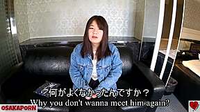 chubby japanese girl's first shave to bald pussy in school swimsuit cosplay gets creampied hard pov