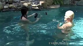 young blonde lesbos abby lexus toy natural tits