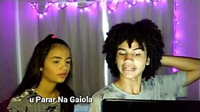 dancin' to funk playlist with my crossdressing bro before fuckin' his big ass