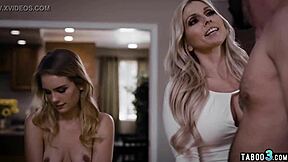 milf sets up stranger fucking stepdaughter for impregnation