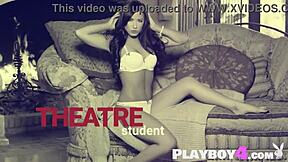 big ass blonde milf strips hot lingerie to bare pussy and tits