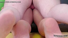 Extreme BDSM Sloppy Blowjob Yoga Ass Slave