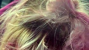 Pretty hooker kneels sucks dick car backseat cum mouth 😈💦