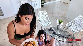 Stepdaughters Team Up Fix My Hard On In Wild Daddy Roleplay