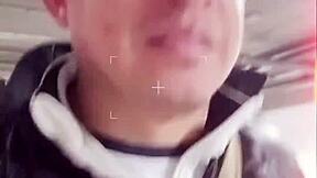 Cuñada loves public tight pussy sex making me cum twice on her legs?? 😈