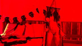 halloween lesbian quartet rips clothes fists squirts orgy 😈👻💦