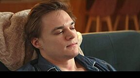 Lesbian teens scissor wildly until guy wakes for threesome 4K