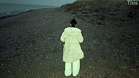 public pissing clips in woods showing used pads up close pov