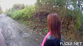 Riding That Hard Pickup Cock On Spy Cam!