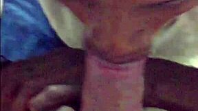 black teen slut blows white guy then tittyfucks with perfect naturals