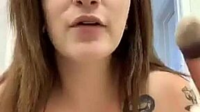 Blonde teen webcam girl bares her big tits