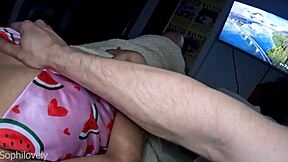 hear how delicious my brunette stepsister's huge ass sounds when i fuck her hard?