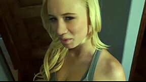 stepdad teaches pussy fucking while watching porn