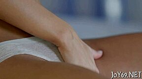 Teen beauty fingers tight wet pussy solo