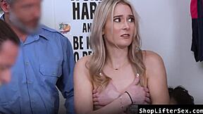 shoplifters do anything for gangbang in shop!