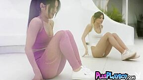 petite mila azul gloria sol strip big tits 😍🍑