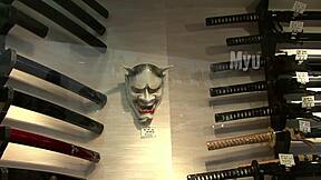 White cock owning this japanese geisha pussy close up now?