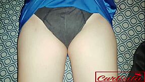 curlisita fucked doggy creampied with ripped clothes load!