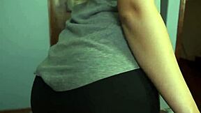 stepdad teaches pussy fucking while watching porn