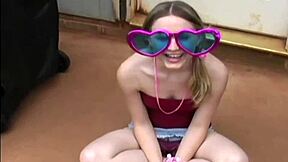 come play outside with cute petite teen