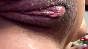 stepdaughter's wet pussy squirts hard before studying 😩🔥 smells like pure sex