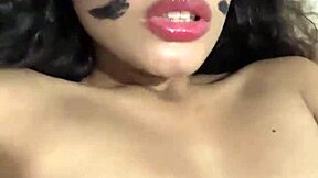 petite babe in halloween suit craves monster cock stretching tight pussy