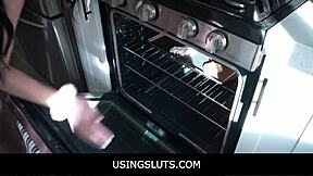 kitchen free use fantasy with milf slut