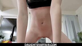 Uninterested Stepdaughter Seduces Stepdaddy for Taboo POV Creampie - Katie Kush