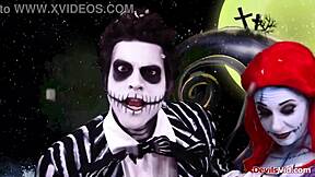 Joanna Angel Deepthroats in Nightmare Before Christmas Parody