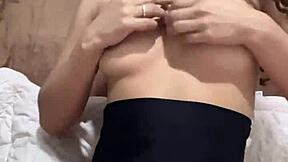 petite babe in halloween suit craves monster cock stretching tight pussy