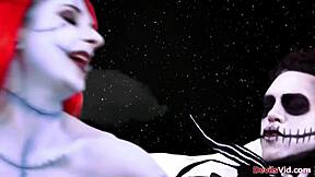 Joanna Angel Deepthroats in Nightmare Before Christmas Parody