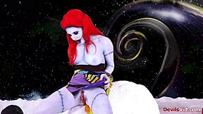 Joanna Angel Deepthroats in Nightmare Before Christmas Parody