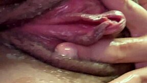 stepdaughter's wet pussy squirts hard before studying 😩🔥 smells like pure sex